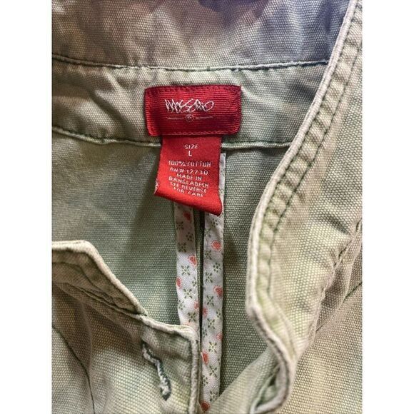 Mossimo‎ Sage Green Jacket Juniors Size Large - Picture 4 of 4
